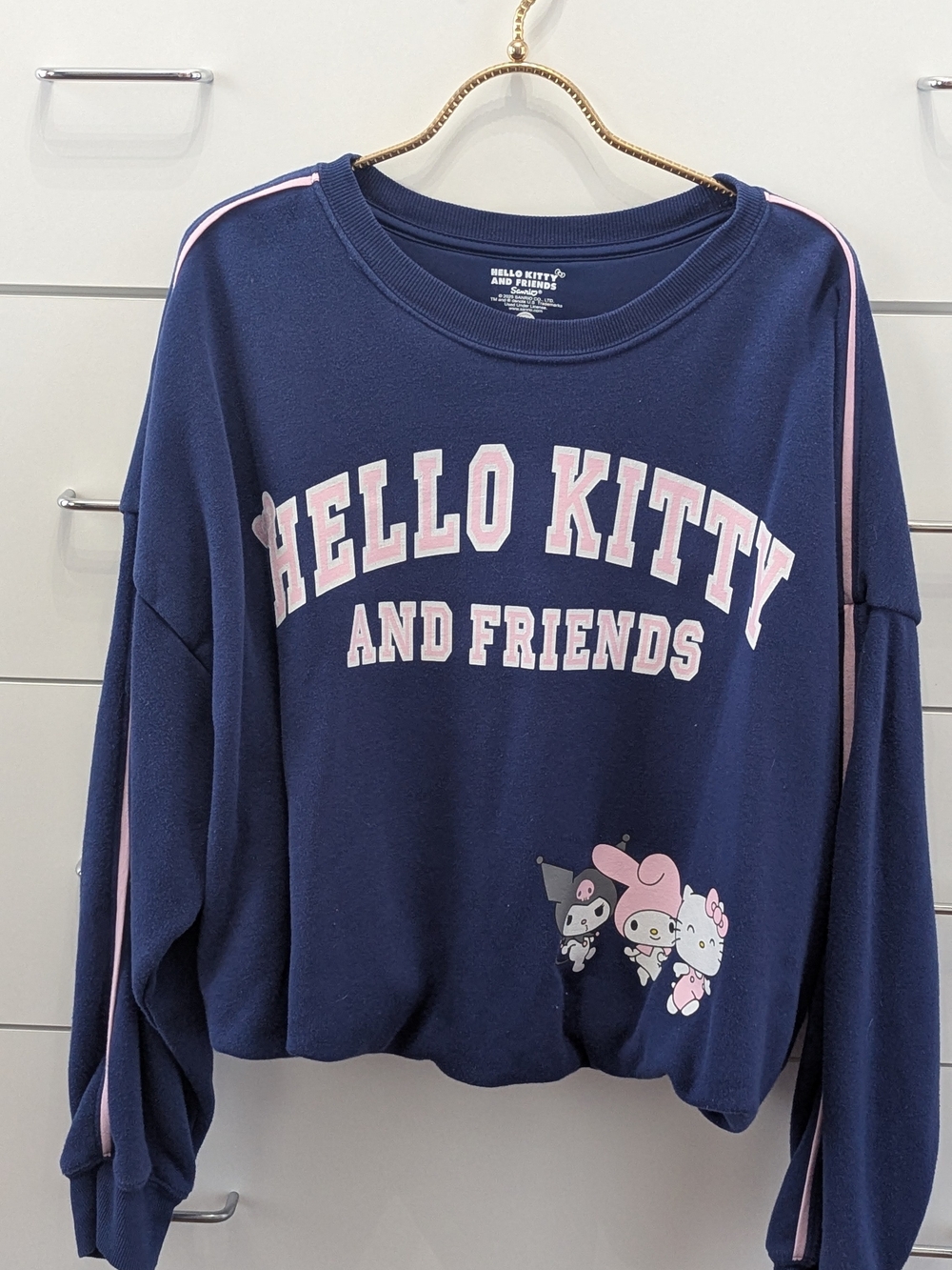 Sanrio Hello Kitty and Friends XXL Sweatshirt Blue & Pink